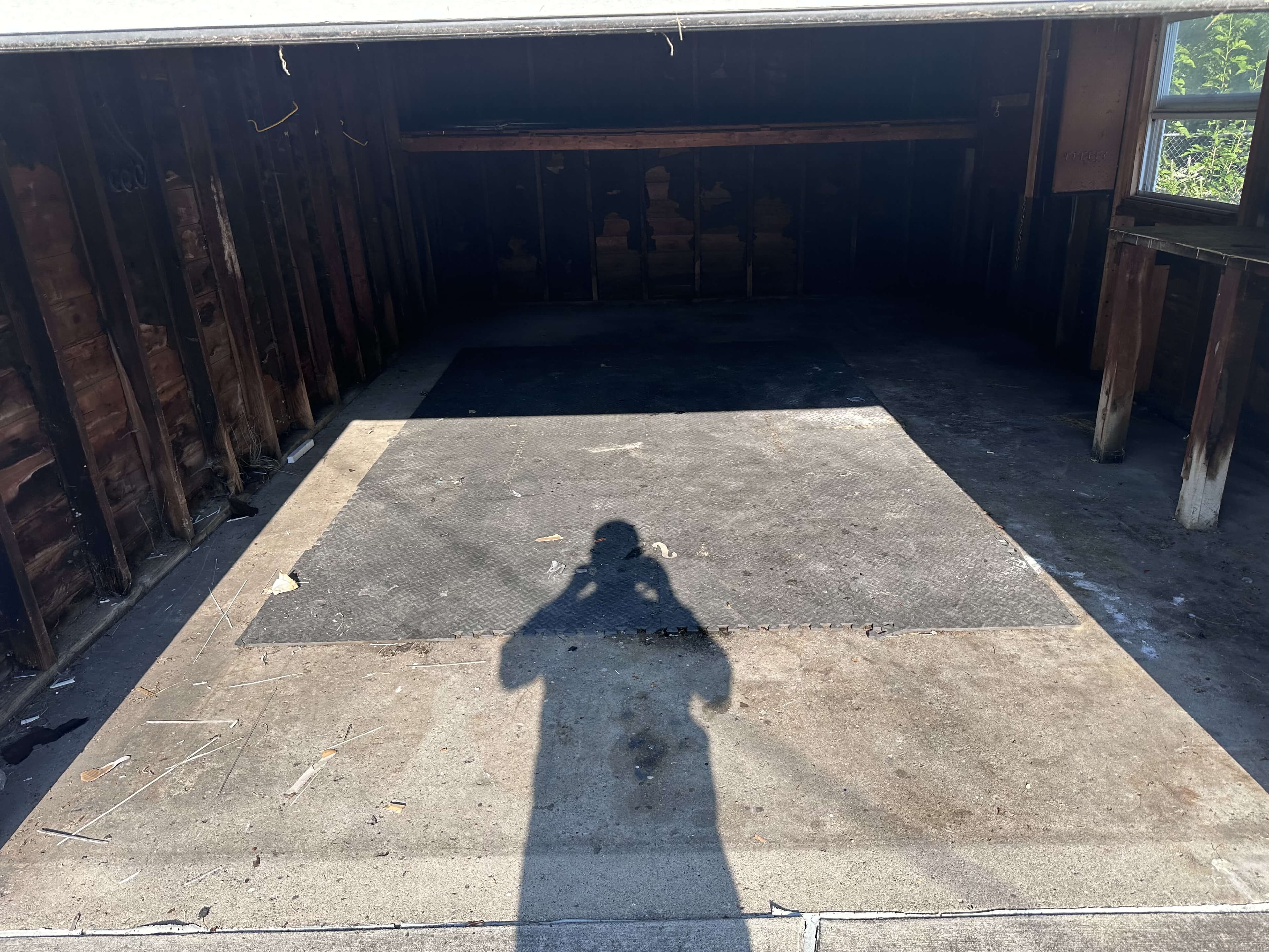 After Garage cleanout before and after